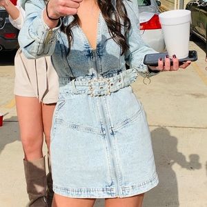 Elliatt | Dresses | Elliatt Denim Dress 